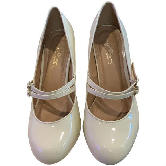 Journey collection shoes Mary Jane heels round toe all man made materials 7 - Picture 6 of 10